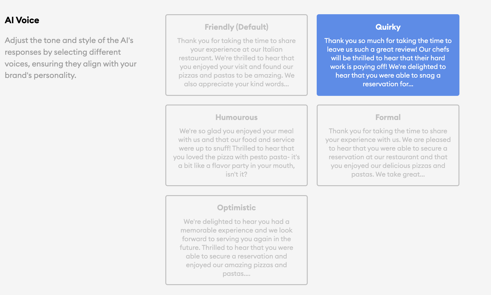 Brand AI Voice