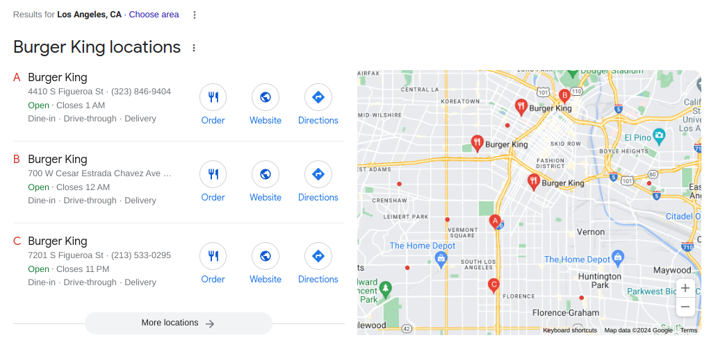 Managing Multiple Locations on Google  