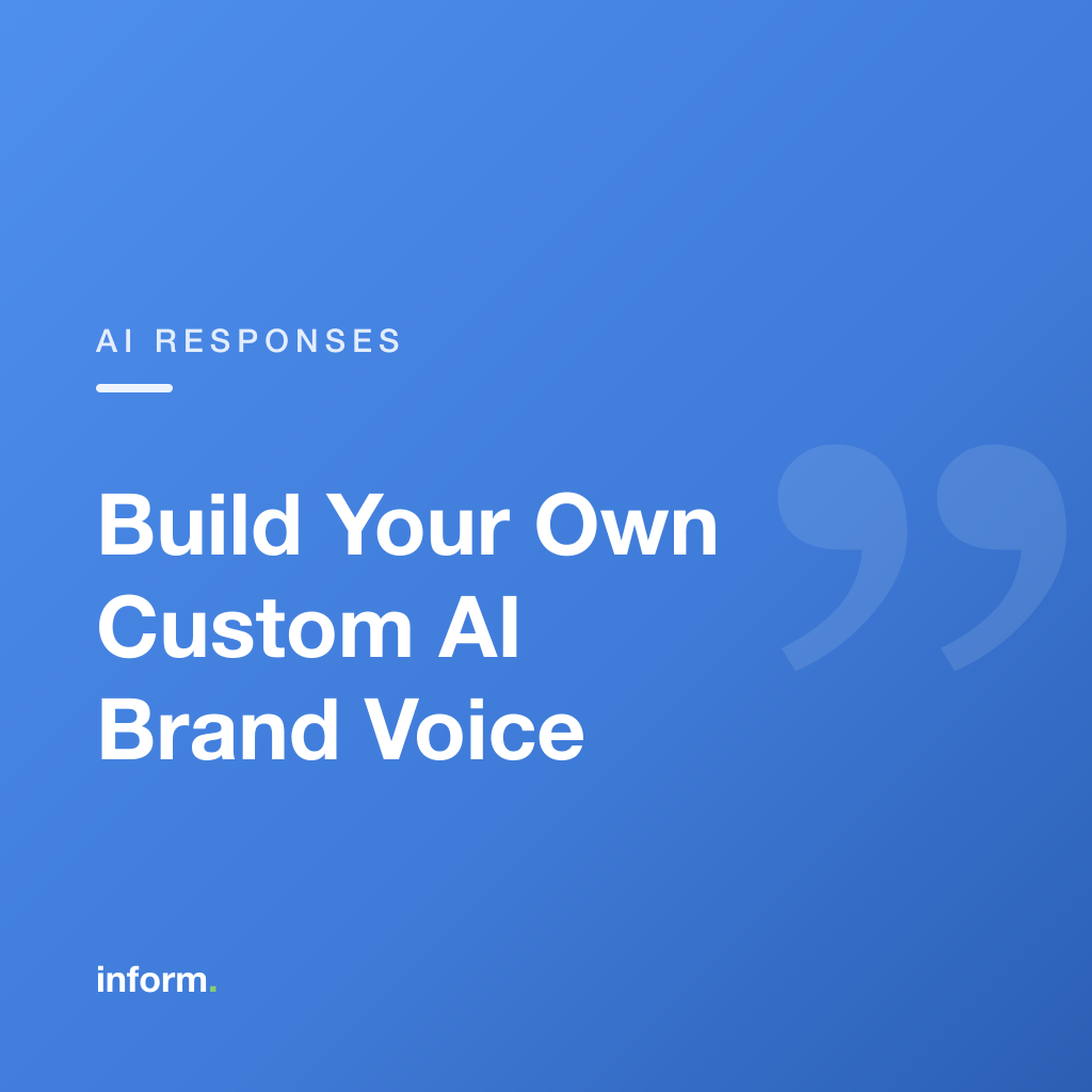 Write your own AI brand voice in plain English and have every Google review reply sound like your business — not a template.